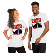 Load image into Gallery viewer, Trump Portrait 2020 MAGA Short-Sleeve Unisex T-Shirt-t-shirt-PureDesignTees