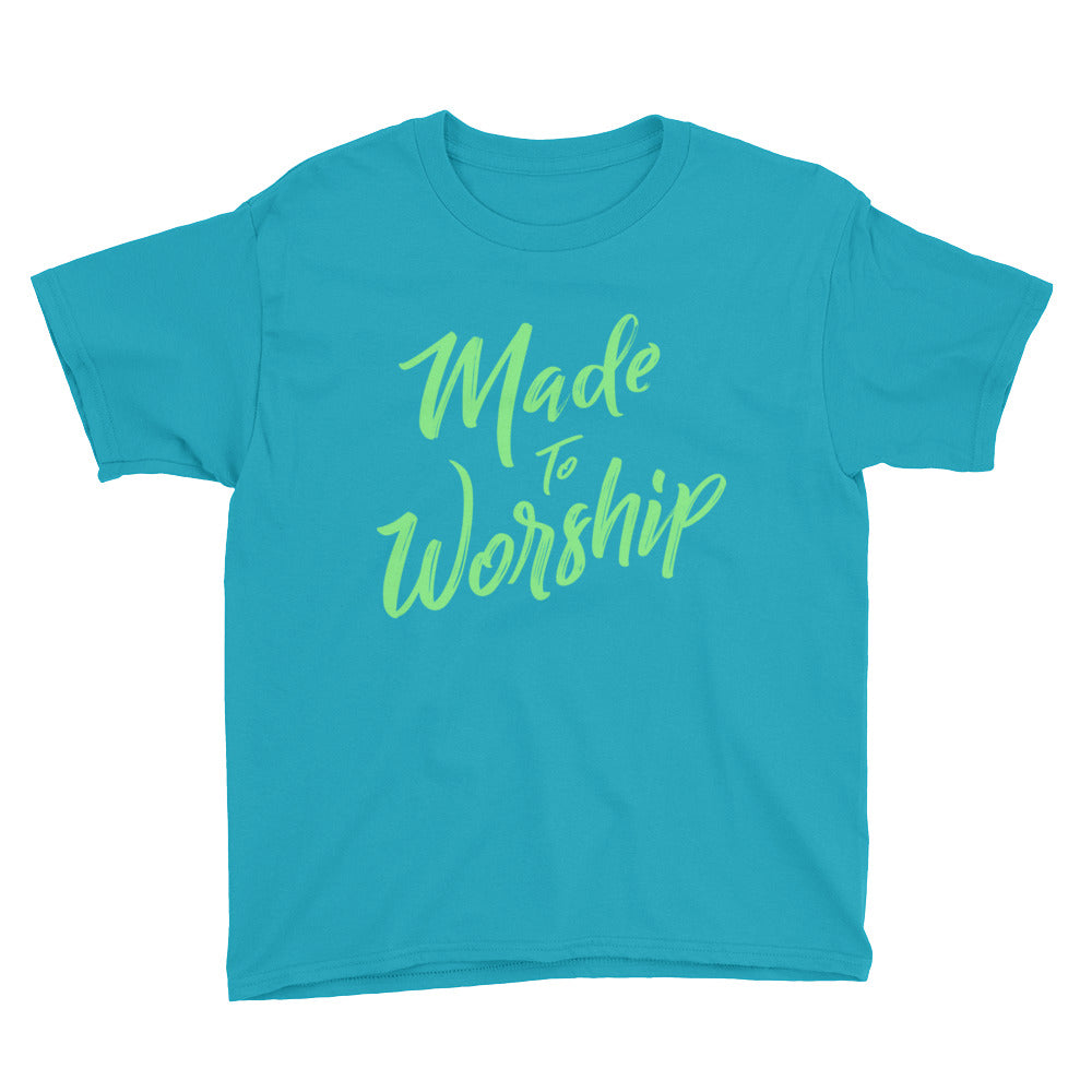 Made to Worship Youth Short Sleeve T-Shirt-t-shirt-PureDesignTees