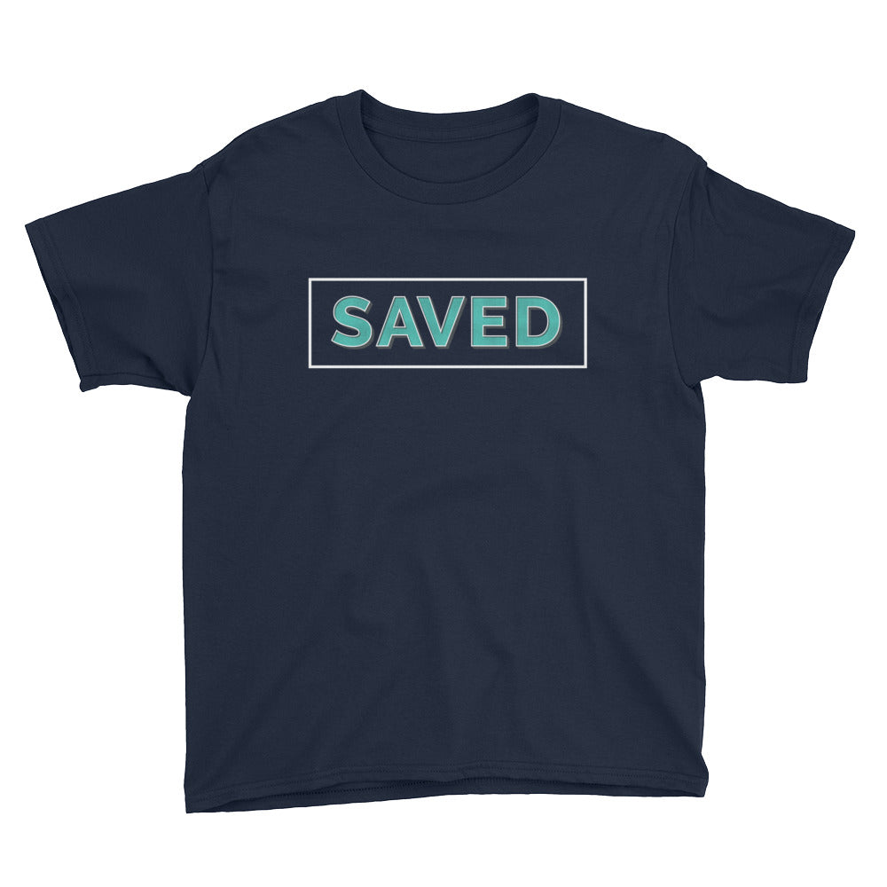 Saved Youth Short Sleeve T-Shirt For Boys-T-Shirt-PureDesignTees