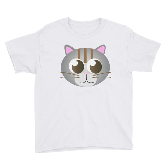 Cute Kitten Youth Short Sleeve T-Shirt-T-Shirt-PureDesignTees
