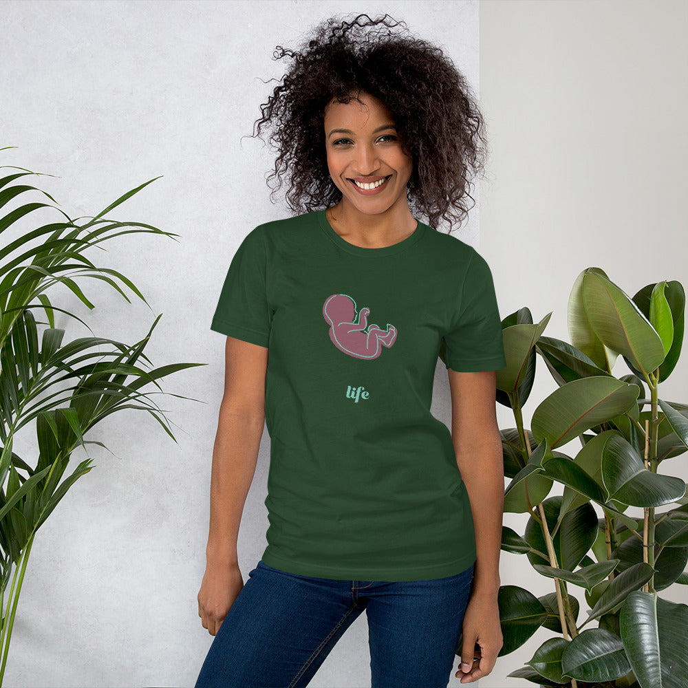 Unborn Life Short-Sleeve Unisex T-Shirt-T-Shirt-PureDesignTees