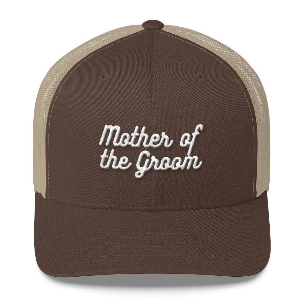 Mother of the Groom Trucker Cap-Hat-PureDesignTees