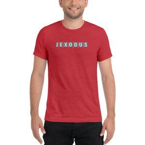 Jexodus Short sleeve Tri-blend t-shirt-Tri-Blend T-Shirt-PureDesignTees
