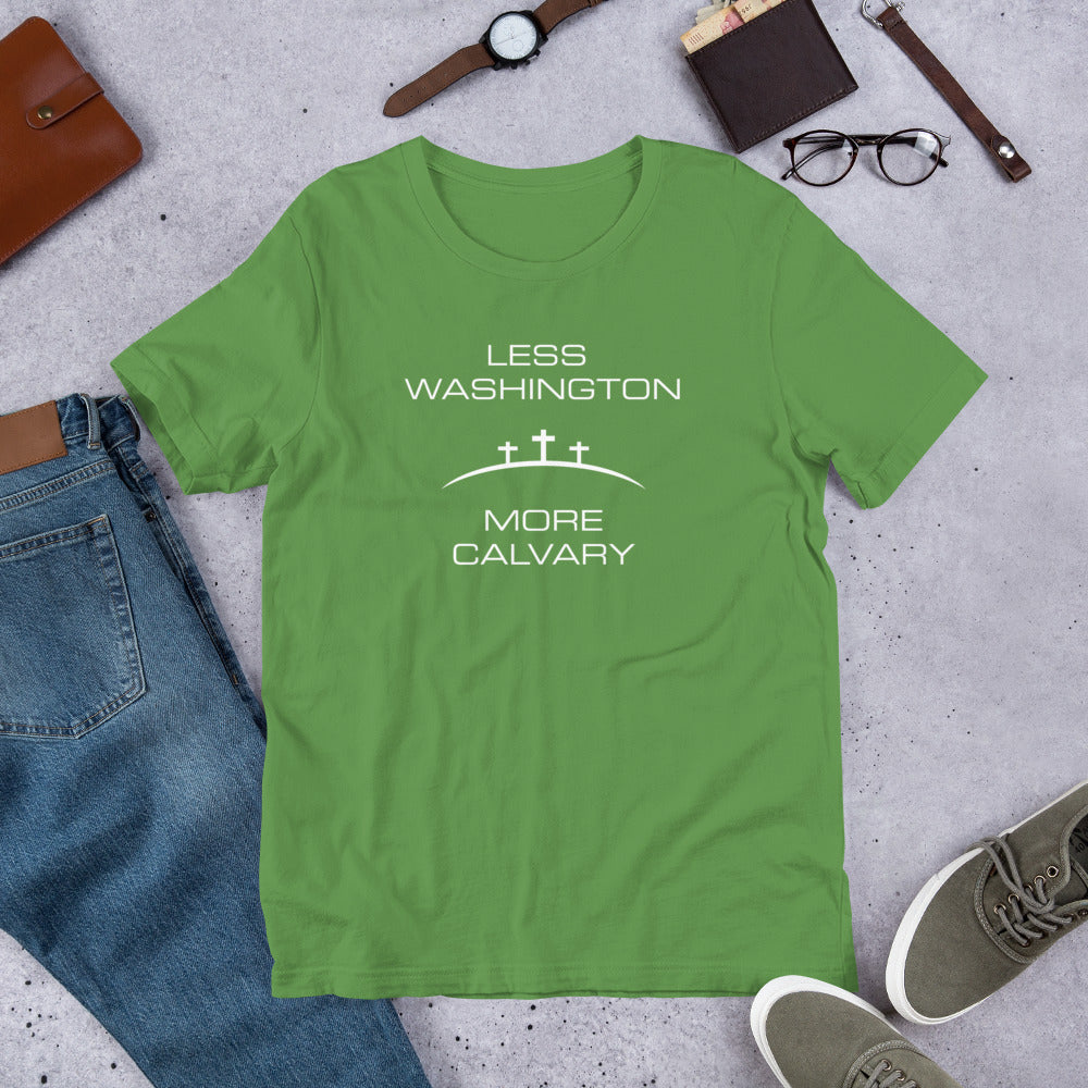 Less Washington More Calvary Short-Sleeve Unisex T-Shirt-T-Shirt-PureDesignTees