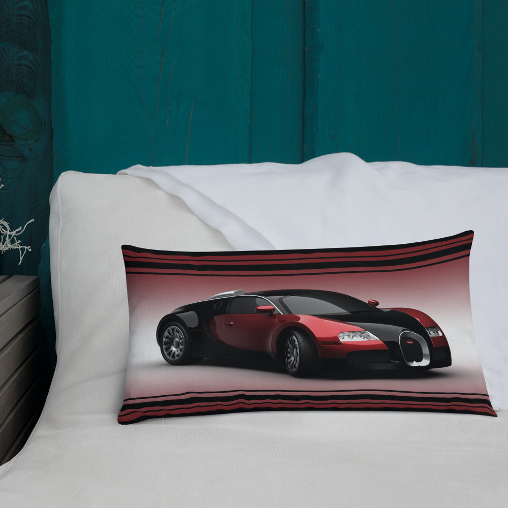 Bugatti Sports Car Premium Pillow-Pillow-PureDesignTees
