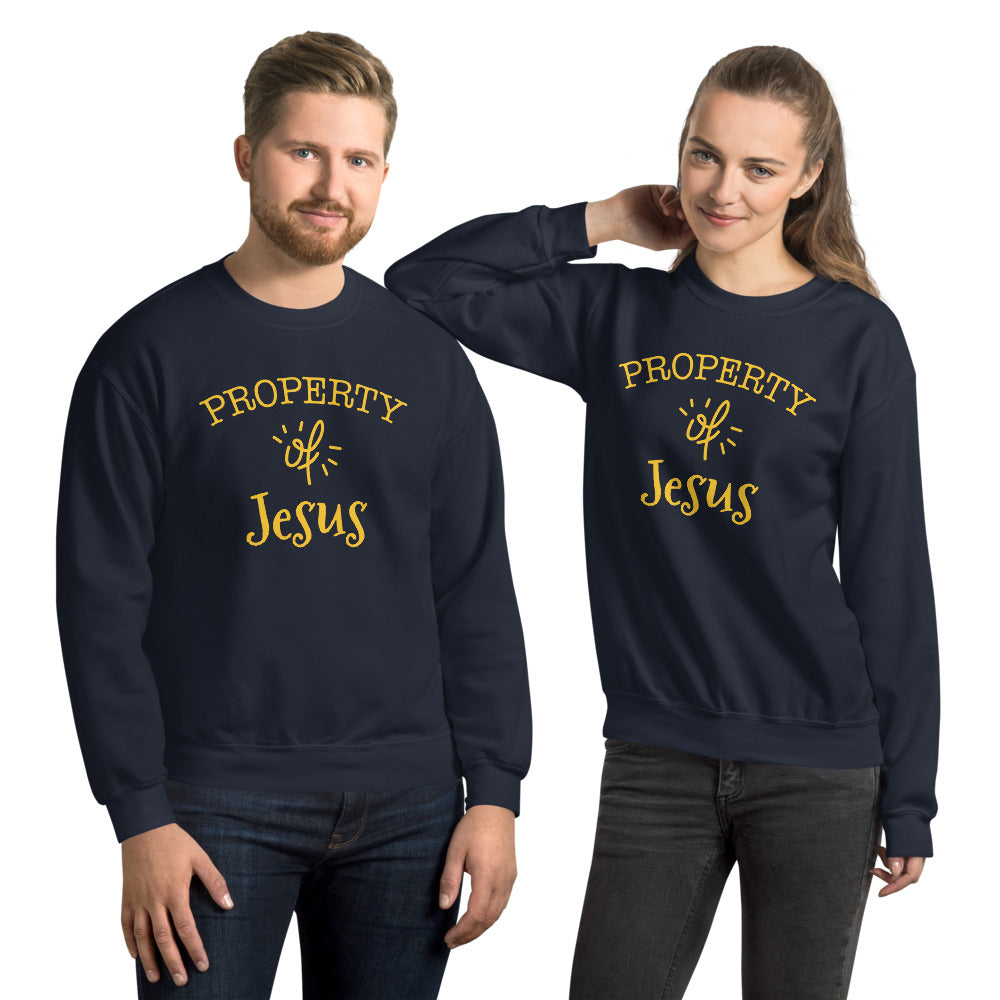 Property of Jesus Sweatshirt-Sweatshirt-PureDesignTees