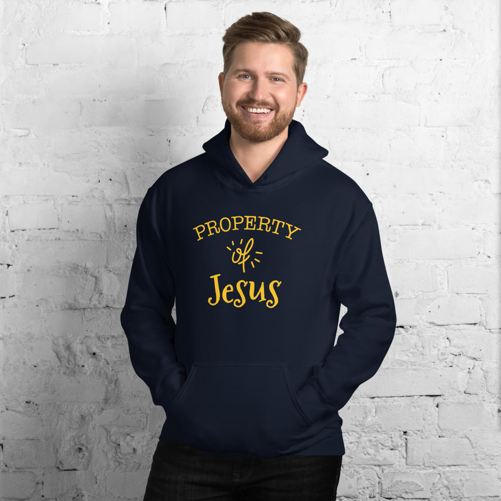 Property of Jesus Hooded Sweatshirt-Hoodie-PureDesignTees