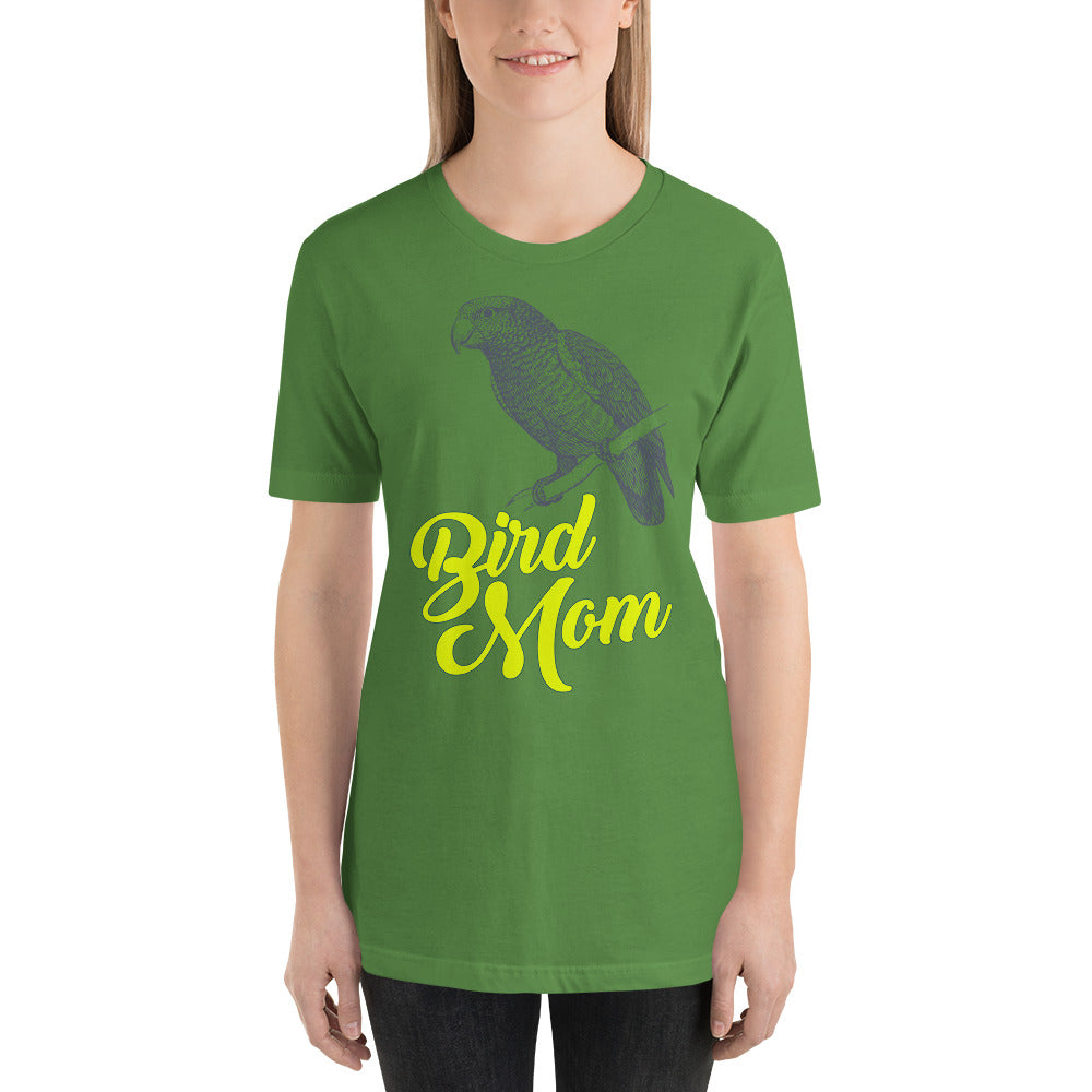 Bird Mom Short-Sleeve Unisex T-Shirt-T-Shirt-PureDesignTees