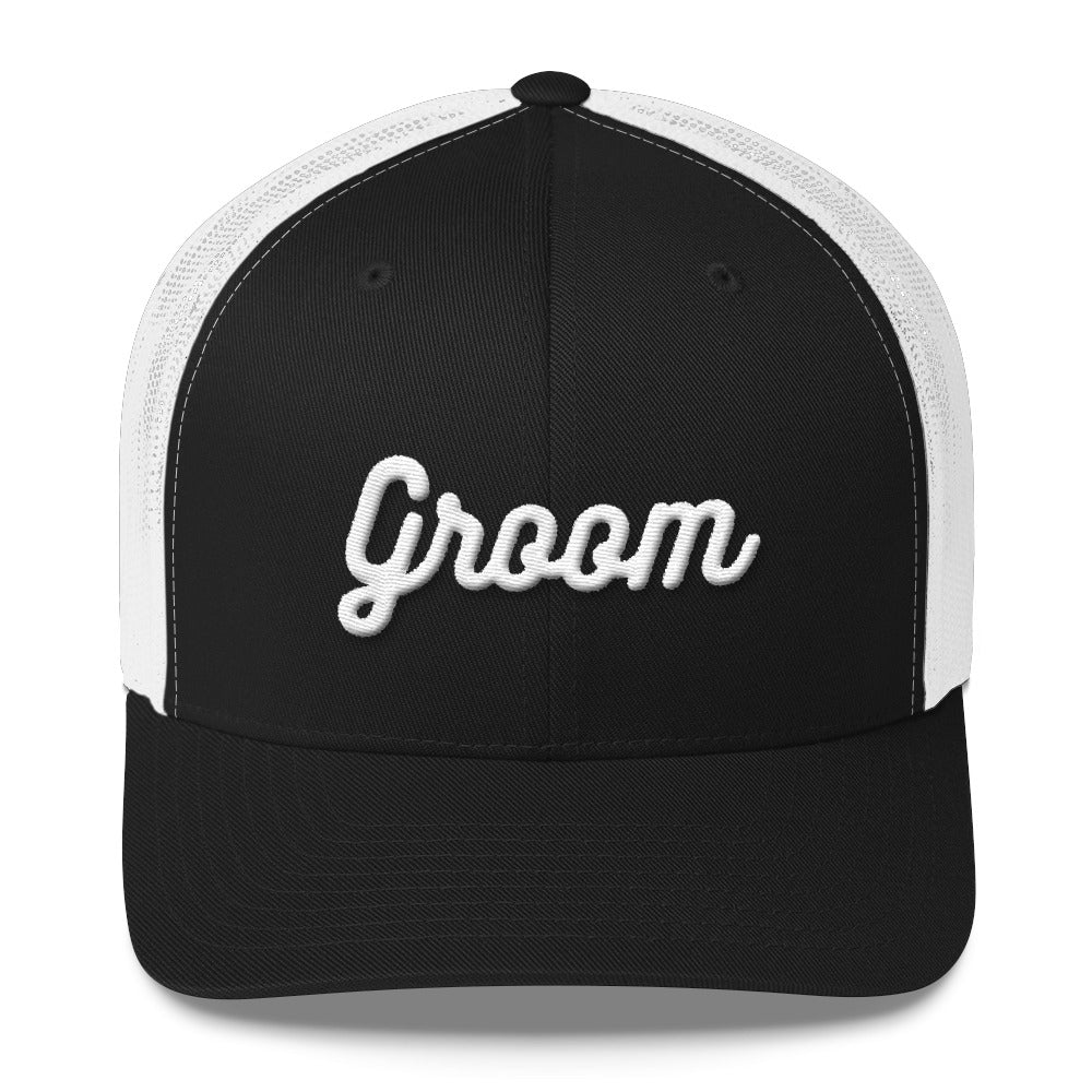 Groom Trucker Cap-Hat-PureDesignTees