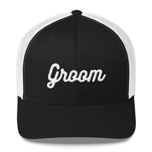 Groom Trucker Cap-Hat-PureDesignTees