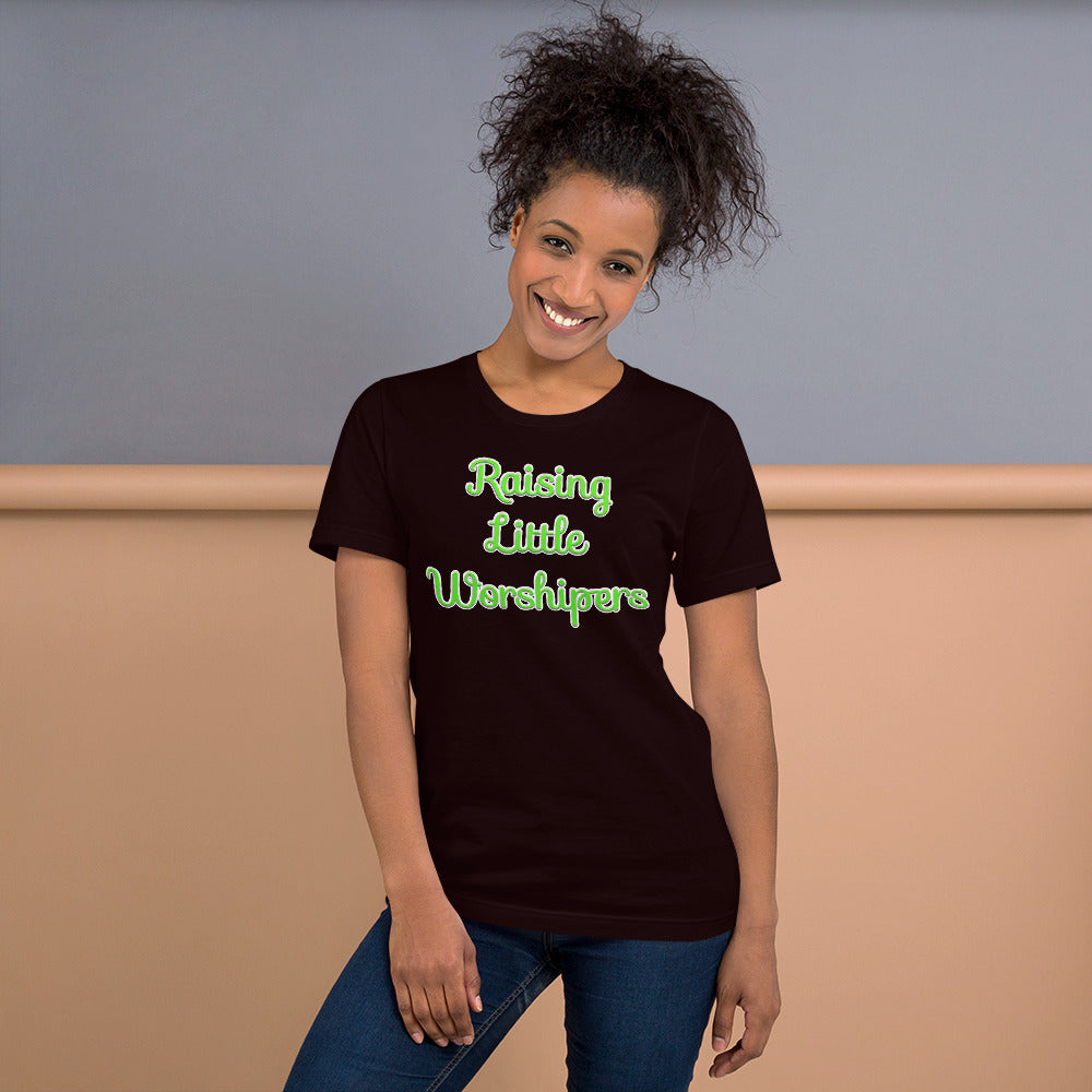 Raising Little Worshipers Short-Sleeve Unisex T-Shirt-T-shirt-PureDesignTees