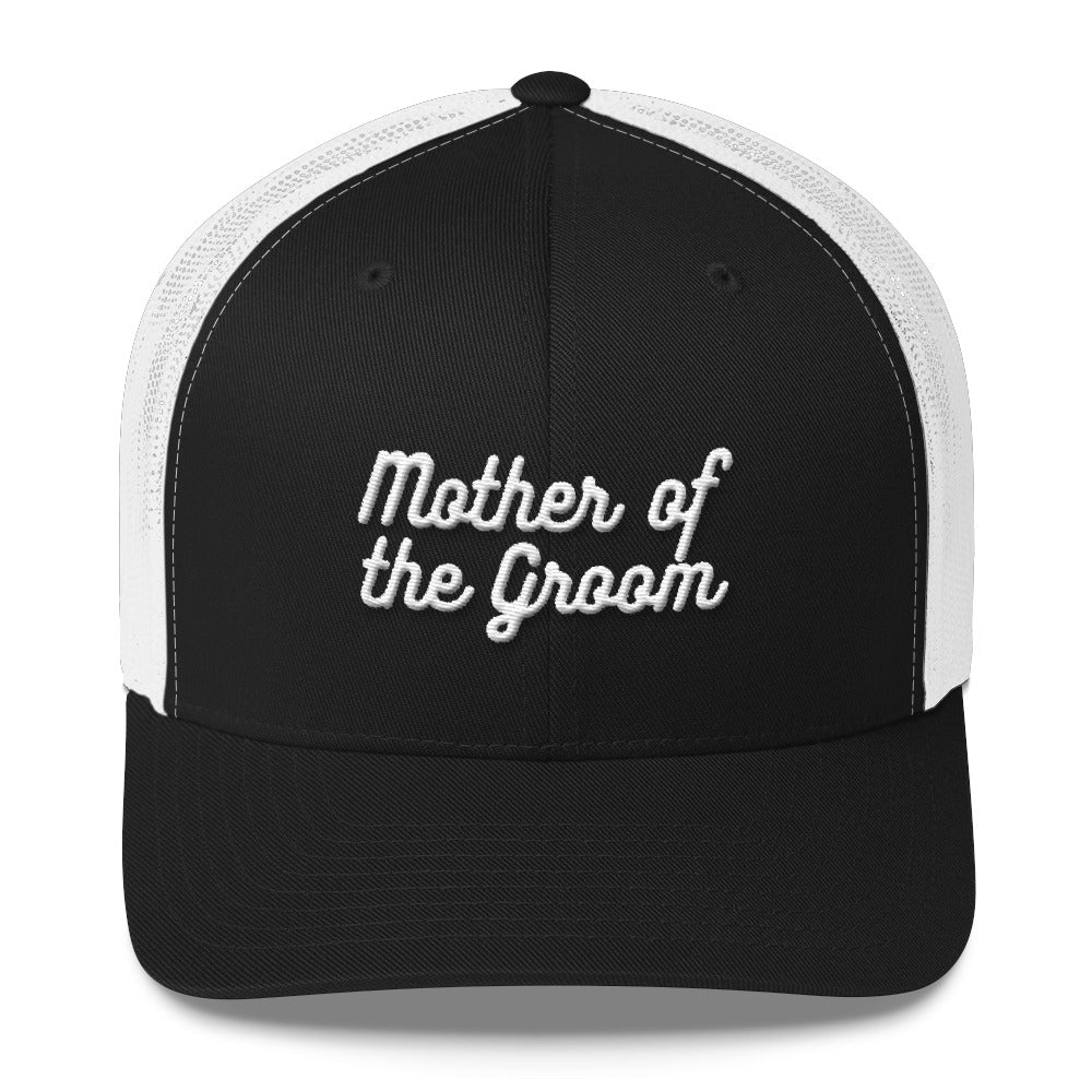Mother of the Groom Trucker Cap-Hat-PureDesignTees