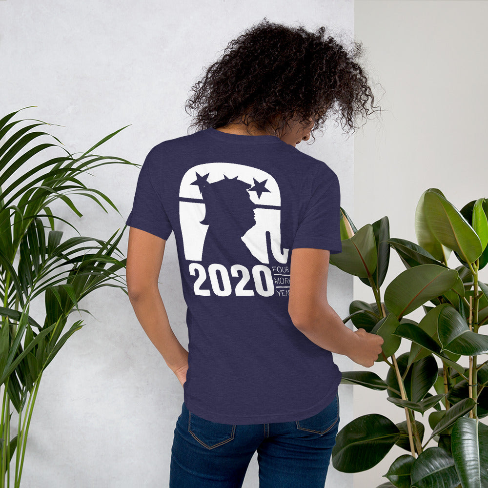 Trump 2020 Front Back and Sleeve Print Short-Sleeve Unisex T-Shirt-T-shirt-PureDesignTees