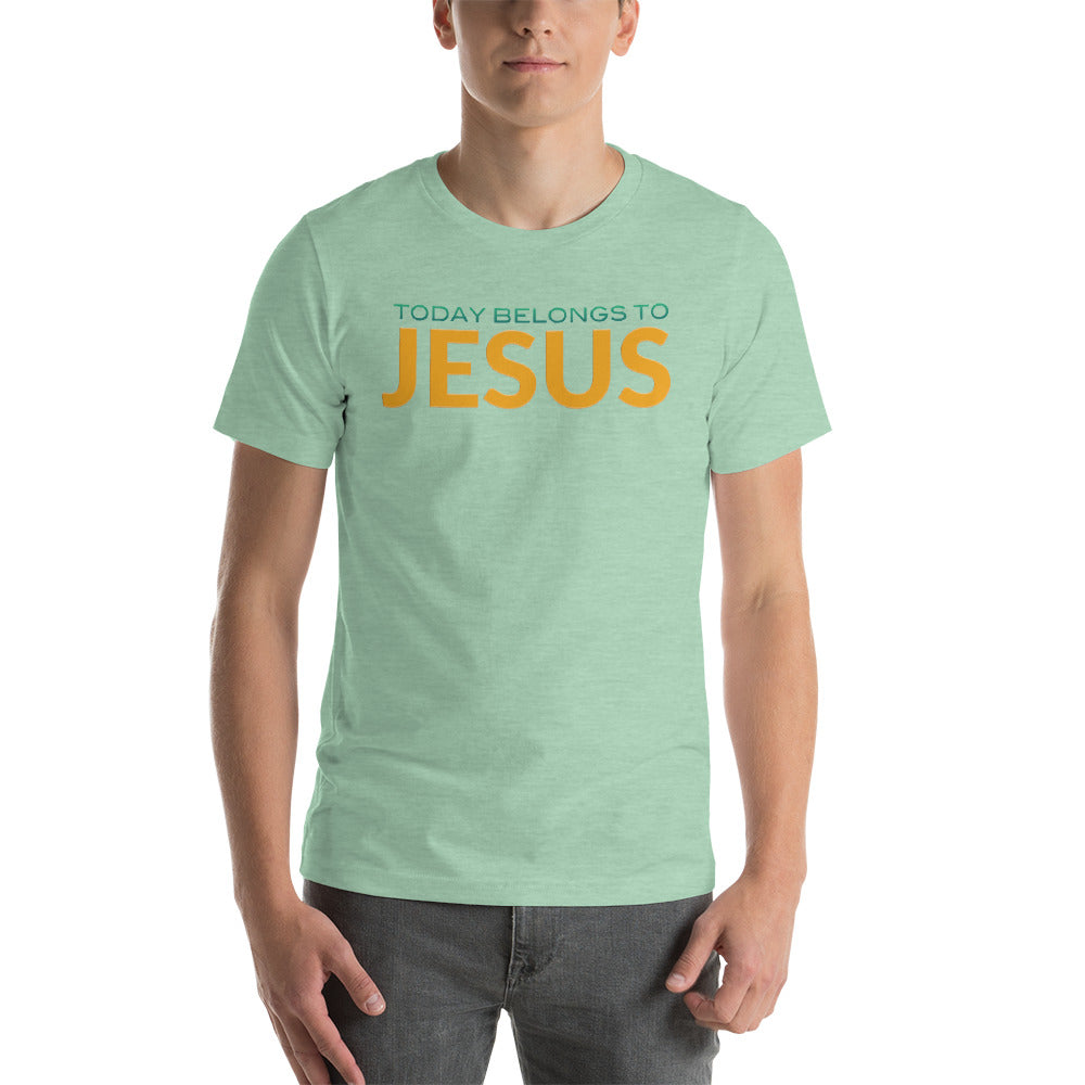 Today Belongs to Jesus Short-Sleeve Unisex T-Shirt-PureDesignTees