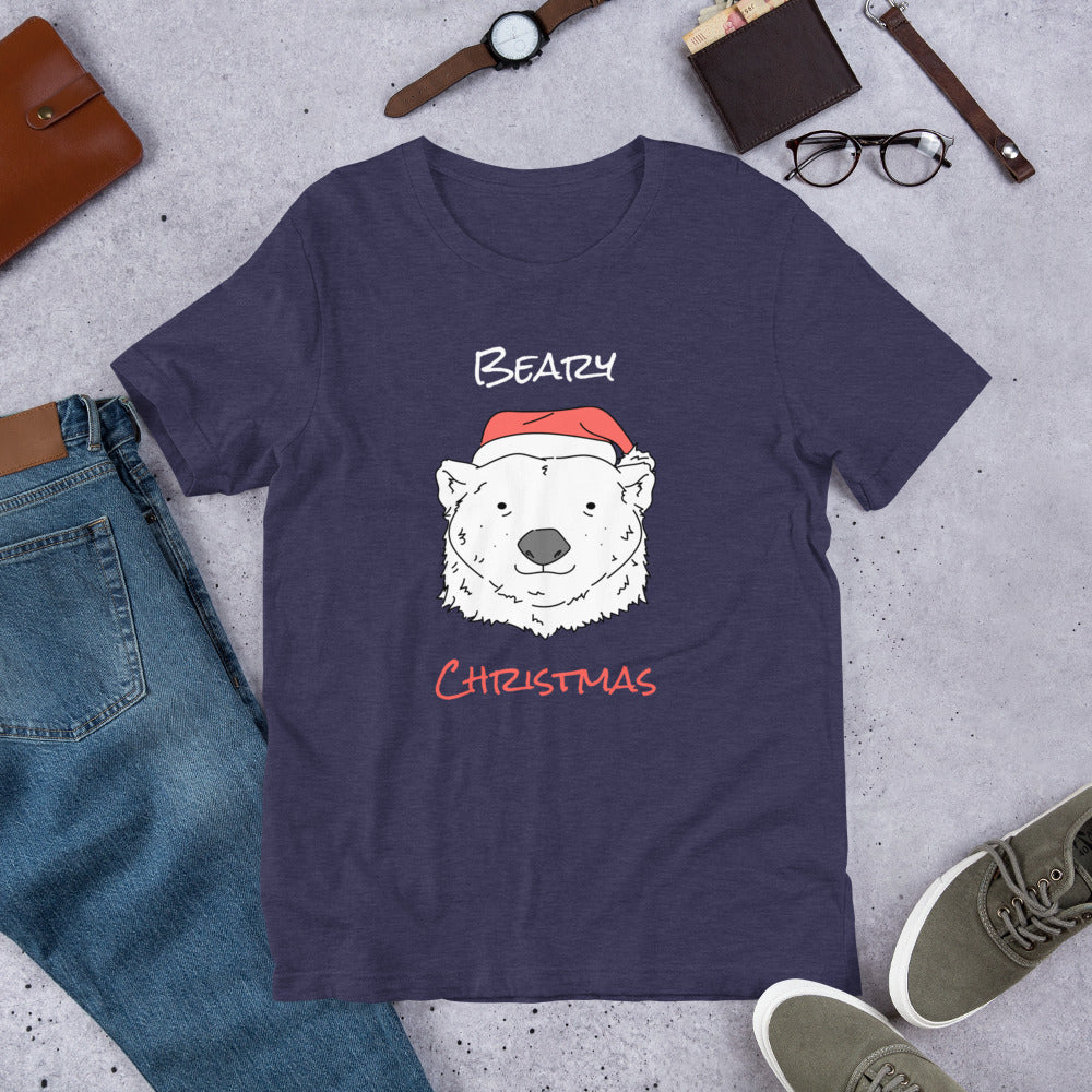 Beary Christmas Short-Sleeve Unisex T-Shirt-t-shirt-PureDesignTees
