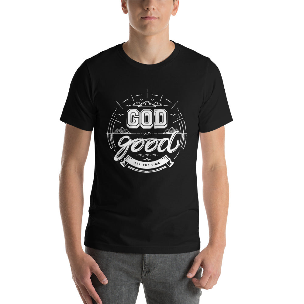 God is Good Short-Sleeve Unisex T-Shirt-T-Shirt-PureDesignTees