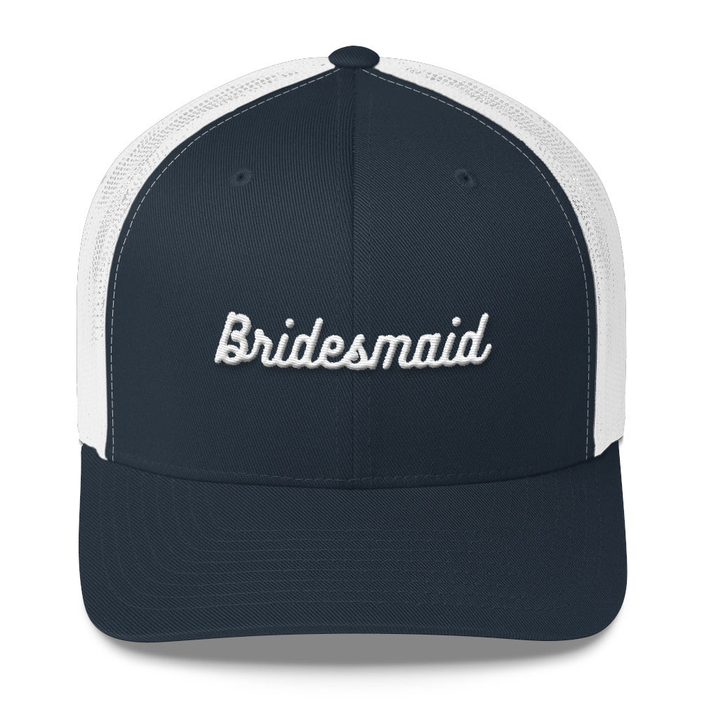 Bridesmaid Trucker Cap-Hat-PureDesignTees