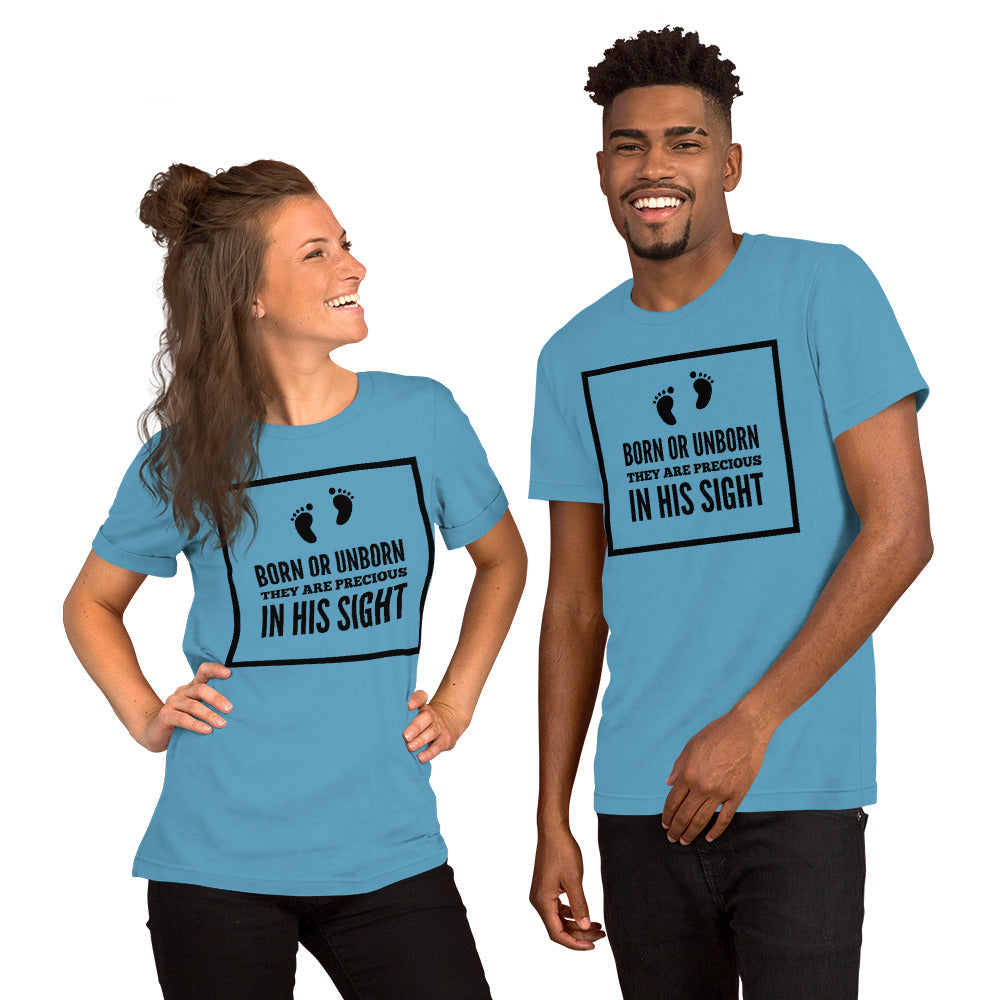 Born or Unborn They are Precious Short-Sleeve Unisex T-Shirt-PureDesignTees