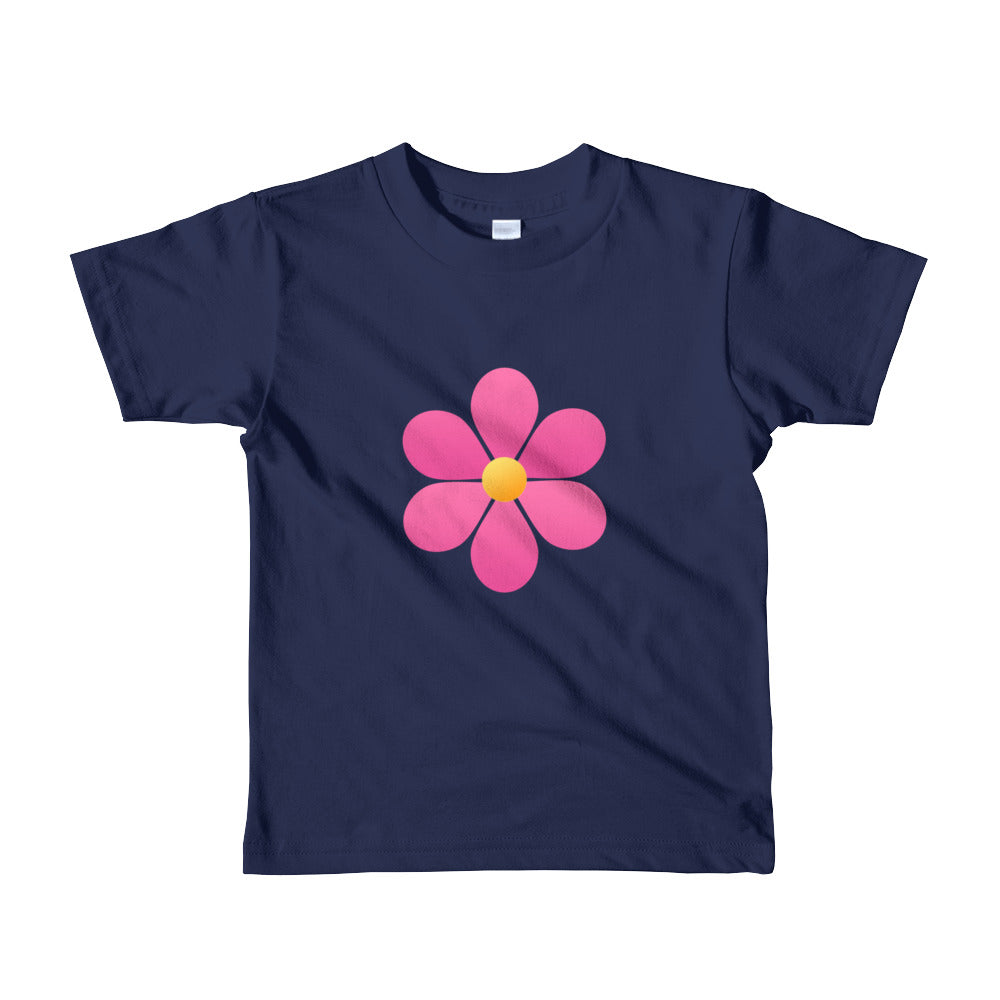 Beautiful Pink Flower for Toddler Short sleeve kids t-shirt-T-Shirt-PureDesignTees