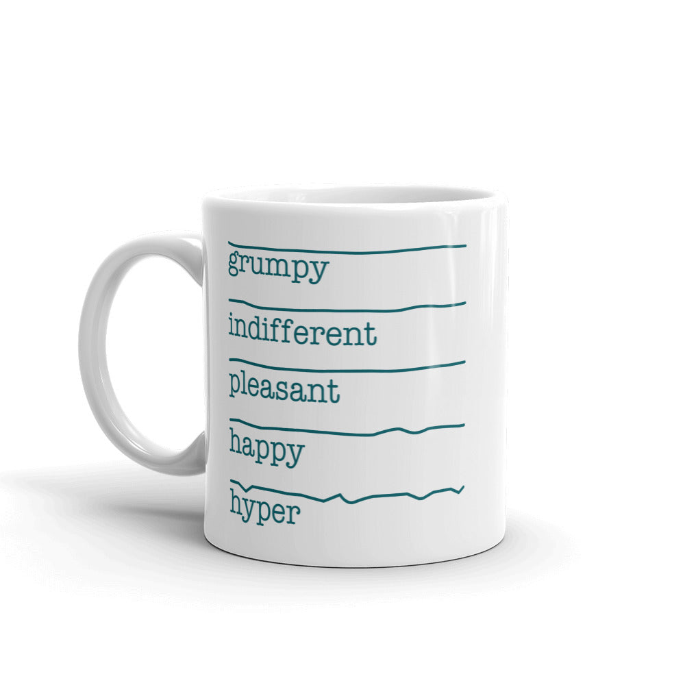 The Stages of Coffee Mug-Mug-PureDesignTees
