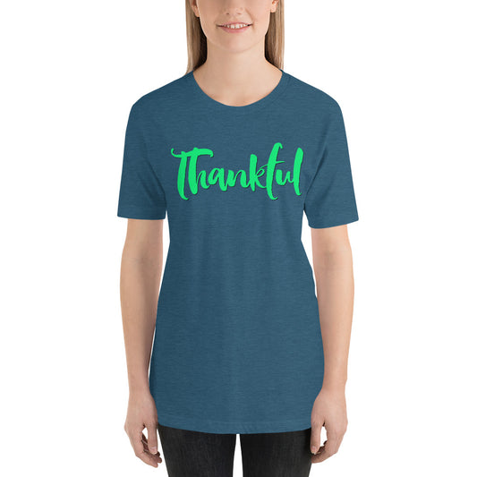 Thankful Short-Sleeve Unisex T-Shirt-T-shirt-PureDesignTees