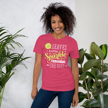 Load image into Gallery viewer, She Leaves a Little Sparkle Short-Sleeve Unisex T-Shirt-t-shirt-PureDesignTees