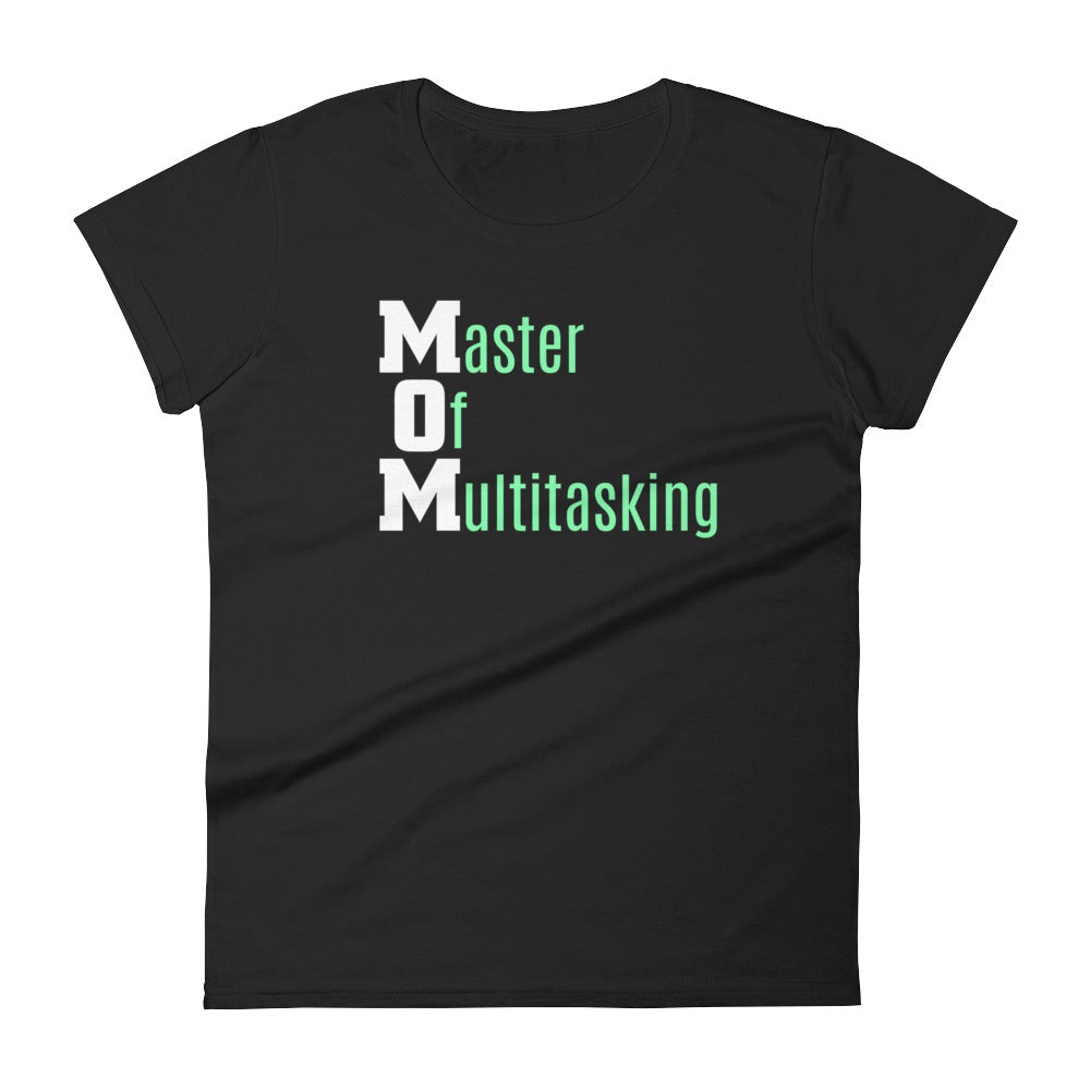 Mom - Master of Multitasking Women's short sleeve t-shirt-T-Shirt-PureDesignTees