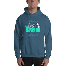 Load image into Gallery viewer, Being a Foster Dad Rocks Hooded Sweatshirt-Hoodie-PureDesignTees
