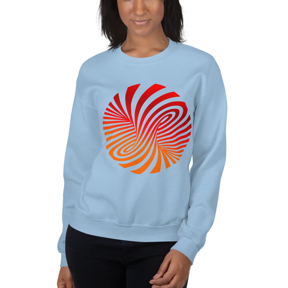 Vortex Optical Illusion Unisex Sweatshirt-Sweatshirt-PureDesignTees