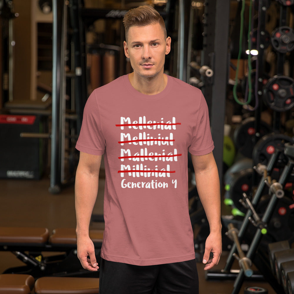 Millennial Generation Y Short-Sleeve Unisex T-Shirt-t-shirt-PureDesignTees