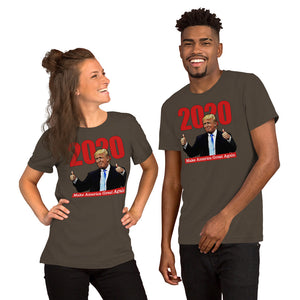 Trump Portrait 2020 MAGA Short-Sleeve Unisex T-Shirt-t-shirt-PureDesignTees
