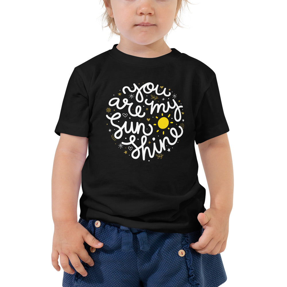 You Are My Sunshine Toddler Short Sleeve Tee-t-shirt-PureDesignTees