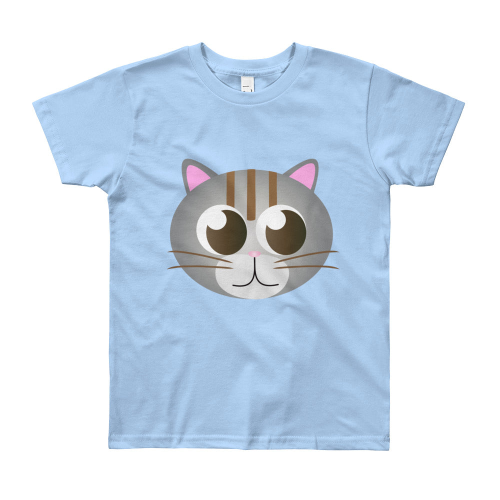 Cute Kitten Youth Short Sleeve T-Shirt-T-shirt-PureDesignTees