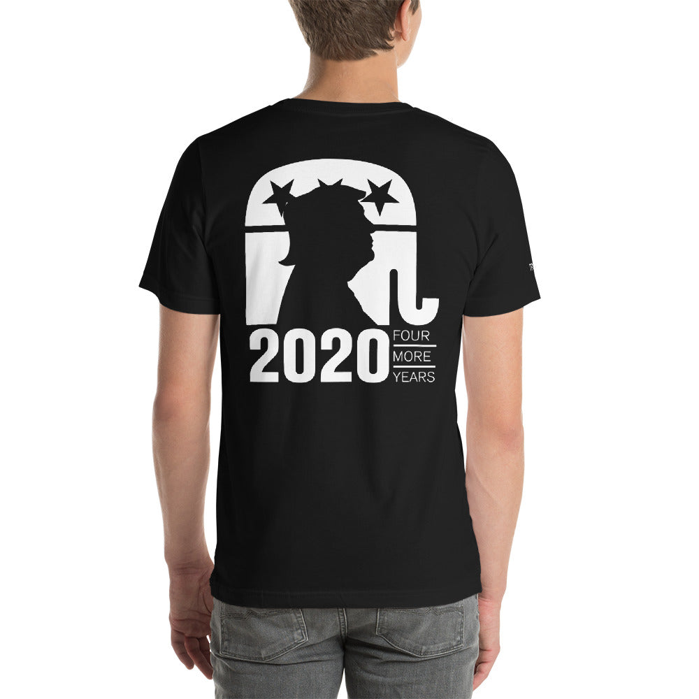Trump 2020 Front Back and Sleeve Print Short-Sleeve Unisex T-Shirt-t-shirt-PureDesignTees