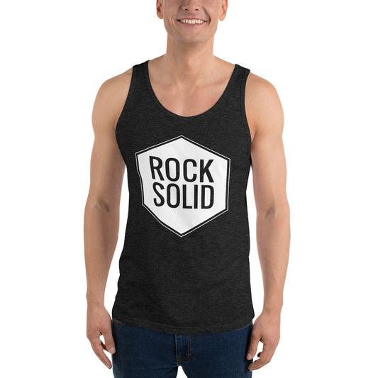 Rock Solid Unisex Tank Top-Tank Top-PureDesignTees