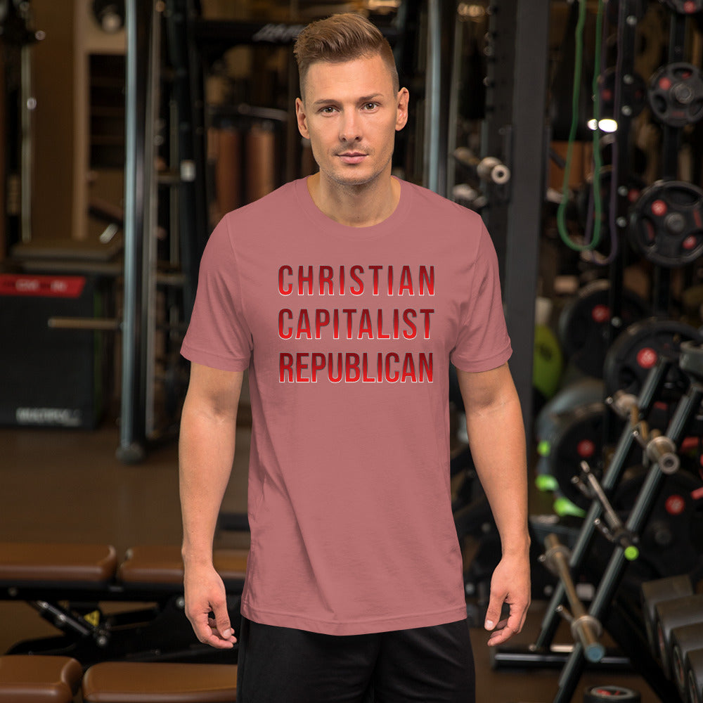 Christian Capitalist Republican Short-Sleeve Unisex T-Shirt-t-shirt-PureDesignTees