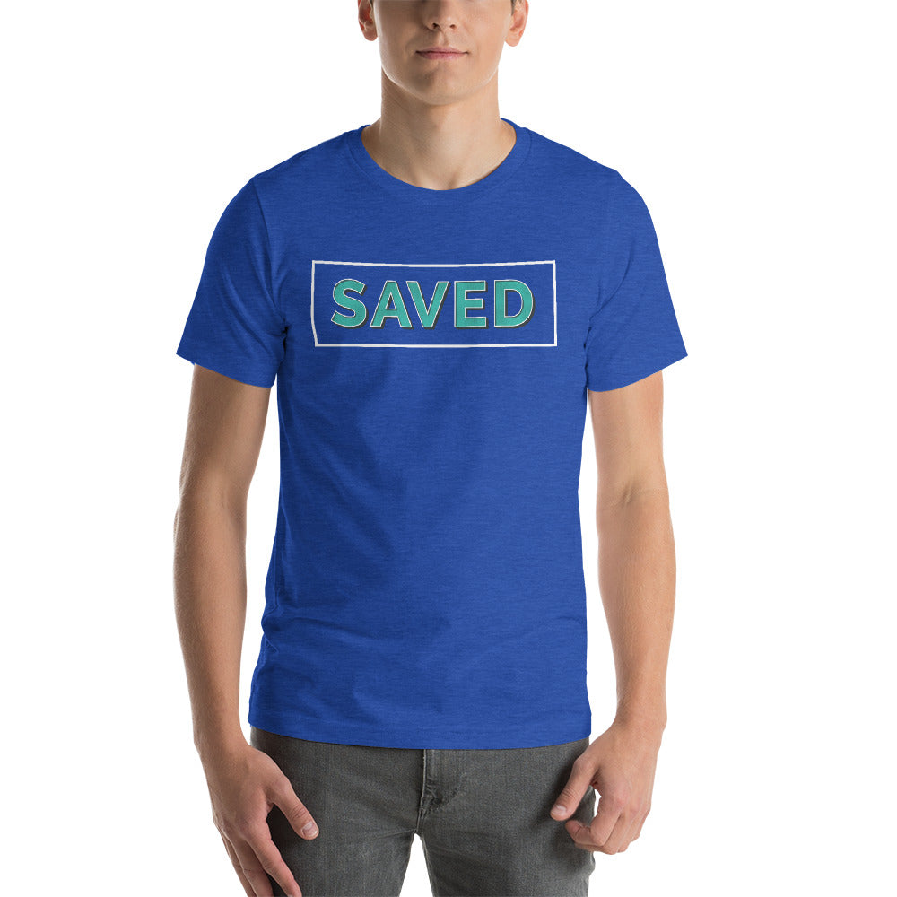 Saved Short-Sleeve Unisex T-Shirt-t-shirt-PureDesignTees