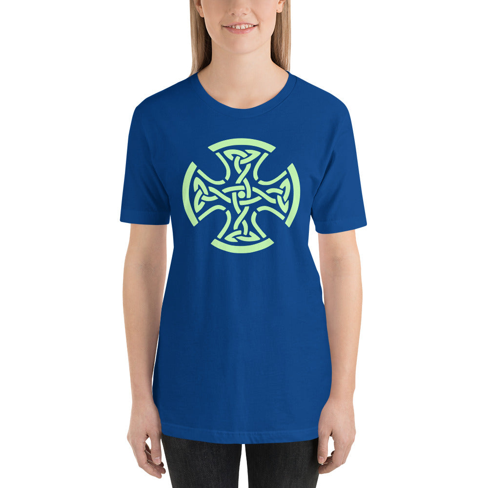 Celtic Cross Short-Sleeve Unisex T-Shirt-T-shirt-PureDesignTees
