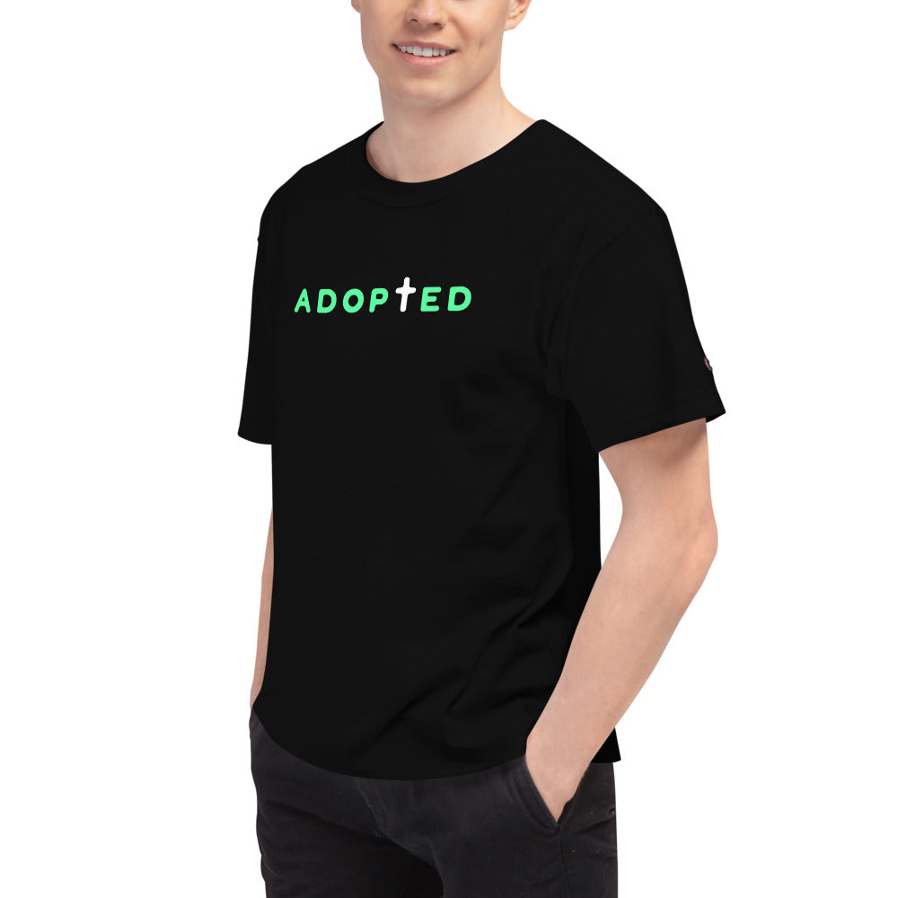 Adopted Men's Champion T-Shirt-Champion T-shirt-PureDesignTees