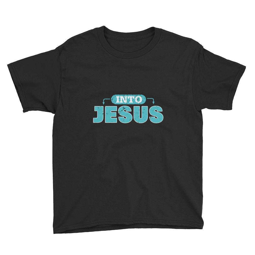 Into Jesus Youth Short Sleeve T-Shirt-T-Shirt-PureDesignTees