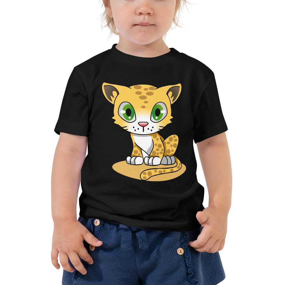 Leopard Cub Toddler Short Sleeve Tee-T-shirt-PureDesignTees