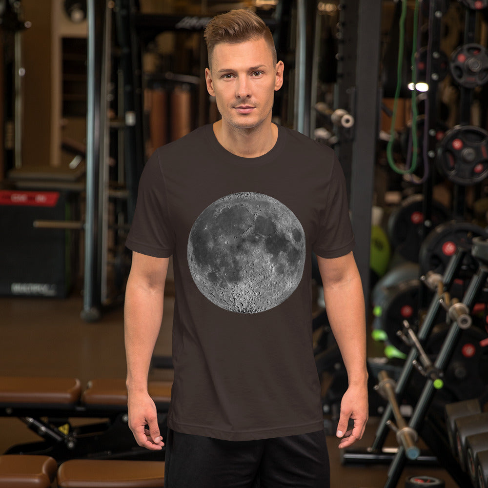 Big Full Moon Short-Sleeve Unisex T-Shirt-T-Shirt-PureDesignTees