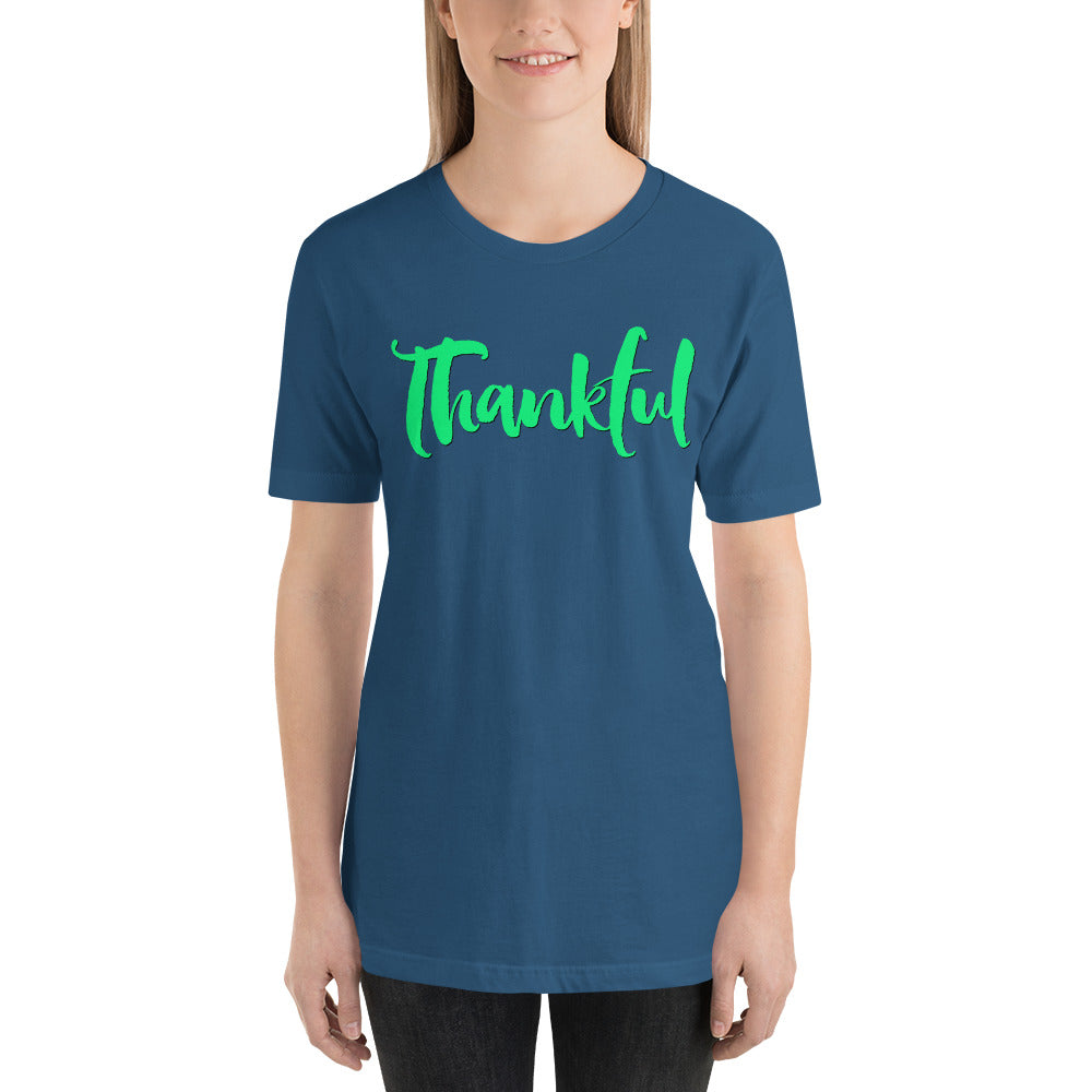 Thankful Short-Sleeve Unisex T-Shirt-T-shirt-PureDesignTees
