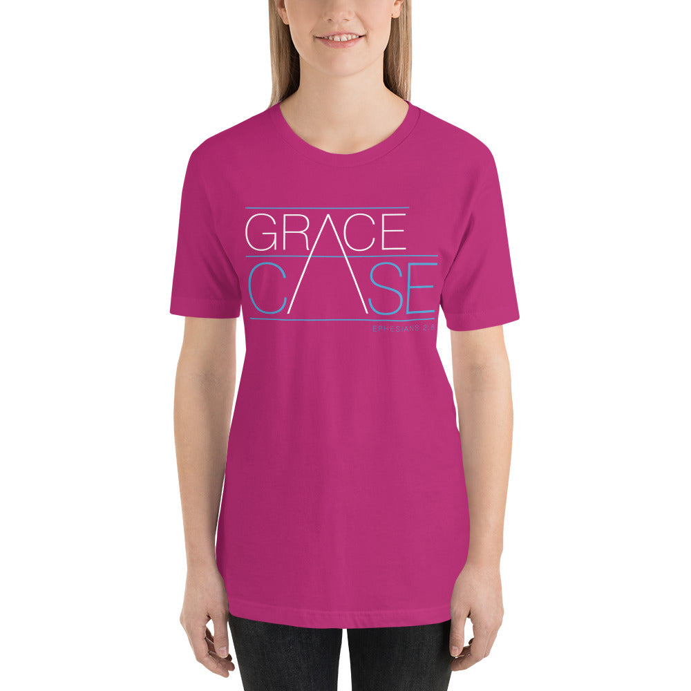 Grace Case Ephesians 2:8 Short-Sleeve Unisex T-Shirt-T-Shirt-PureDesignTees