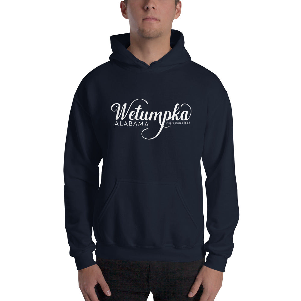 Wetumpka Alabama Hooded Sweatshirt-Hoodie-PureDesignTees