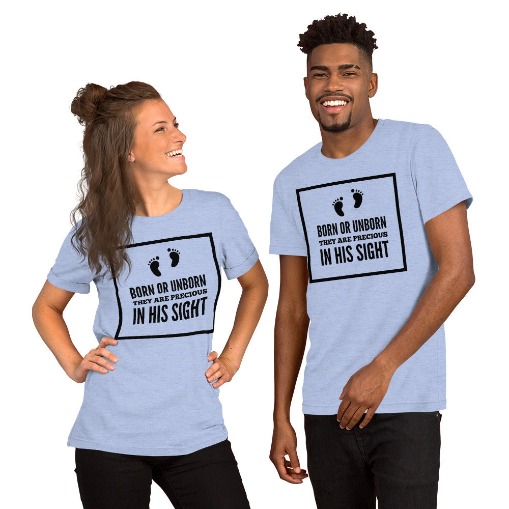 Born or Unborn They are Precious Short-Sleeve Unisex T-Shirt-PureDesignTees