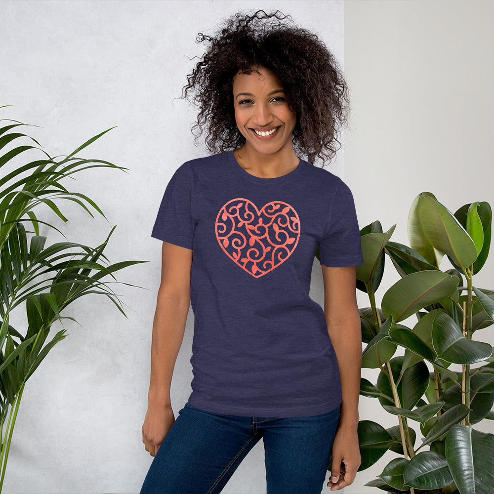 Gardener's Heart Short-Sleeve Unisex T-Shirt-t-shirt-PureDesignTees