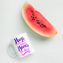 Load image into Gallery viewer, Hugs are What Moms Do Best White Glossy Mug-Coffee Mug-PureDesignTees