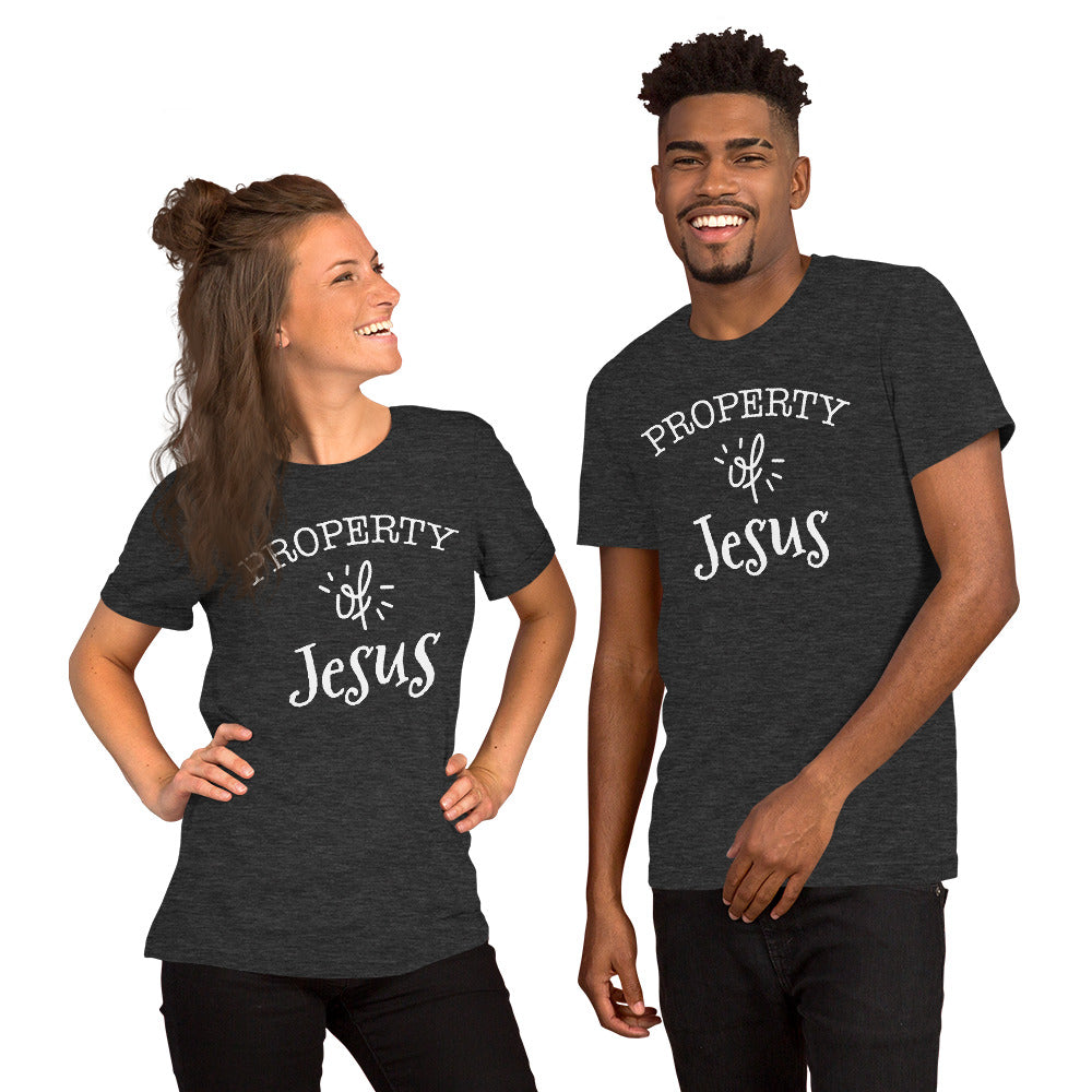 Property of Jesus Short-Sleeve Unisex T-Shirt-T-Shirt-PureDesignTees