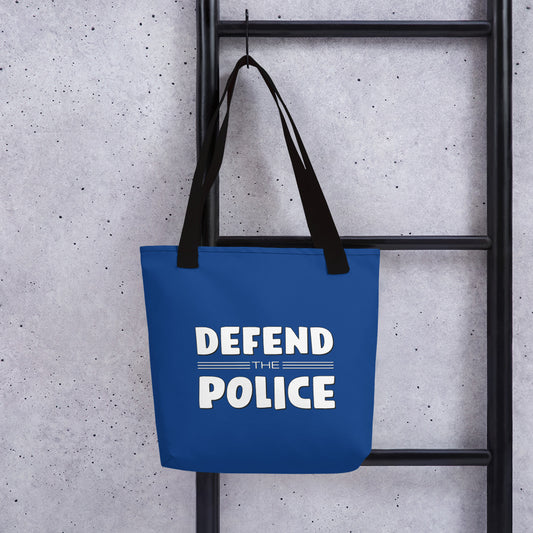 Defend the Police Pro-Police Tote bag-Tote-PureDesignTees